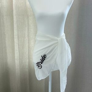 Bride embroidered sarong